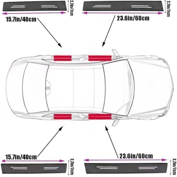 NFL Green Bay Packers door sill protectors set of 4 NWT - Picture 14 of 14